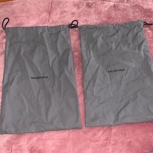 Two Balenciaga Dust Bags